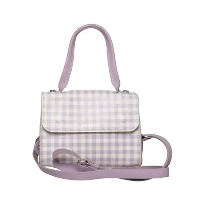 Shoulder-bag (Purple, White) from Grafea