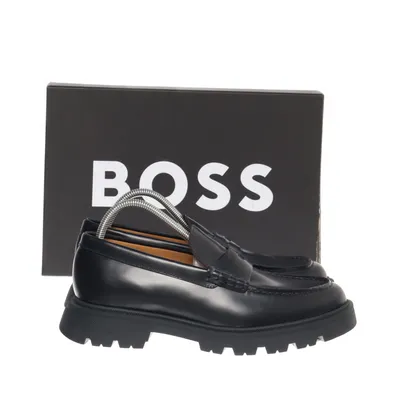 Loafers (Black) from Boss Hugo Boss Leather