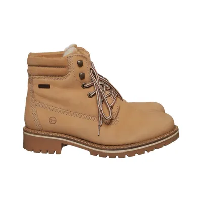 Schnürstiefel (Beige) von Tamaris Leder
