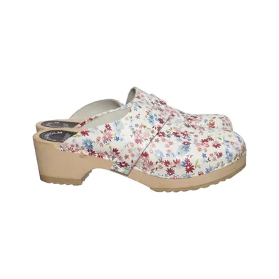 Träskor (Vit, Flerfärgad) från Stockholm Clogs Skinn