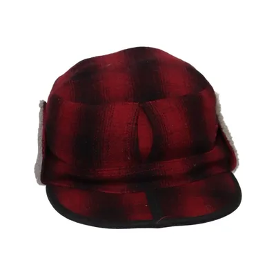 Chapeau de trappeur (Rouge, Noir) de Outdoor Research Polyester, Laine