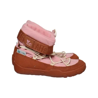Bottes à lacets (Rose, Marron) de Affenzahn