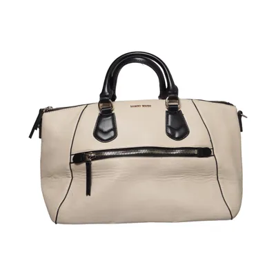 Håndtaske (Beige, Sort) fra Mango Touch Polyester, Polyurethan