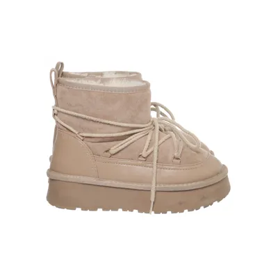 Laced boots (Beige) from Graceland Polyester