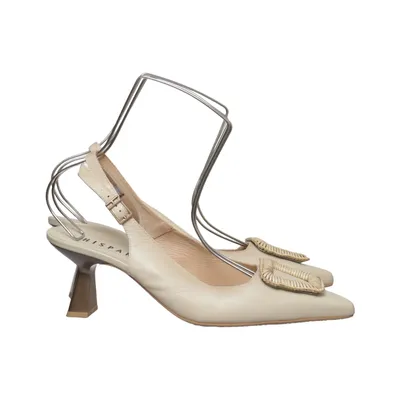 Sandales à talons hauts (Beige) de Hispanitas Cuir