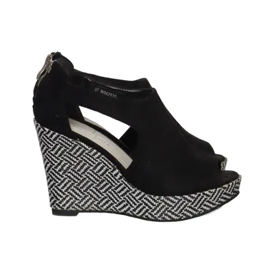 Chaussure compensées (Noir, Blanc) de Jenny Fairy