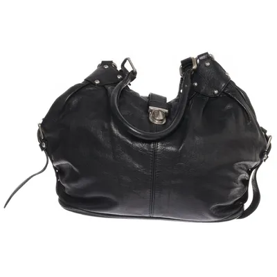 Handbag (Black) from Lavorazione Artigiana Leather