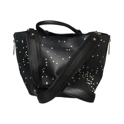 Handbag (Black, White) from Nica