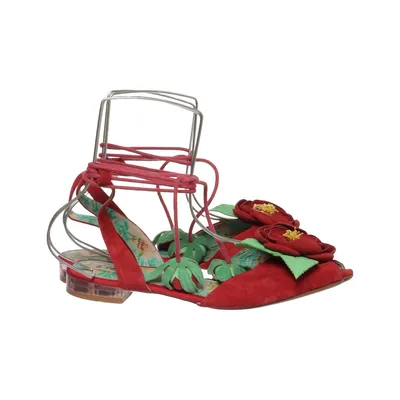 Sandals (Red, Green, Multicolored) from Miss L-Fire