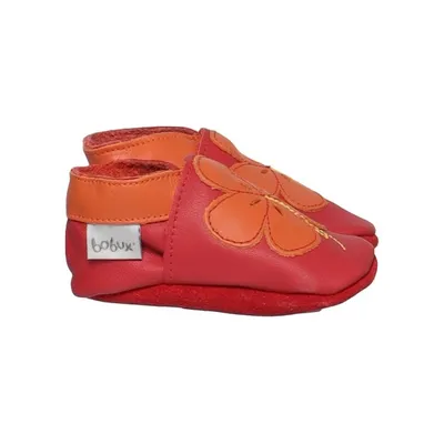 Chaussons pour bébé (Rouge, Orange) de Bobux