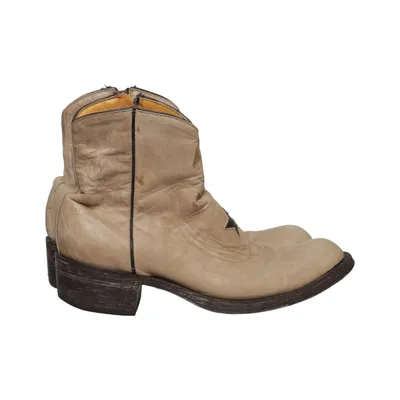 Enkellaarzen (Beige) van Mexicana