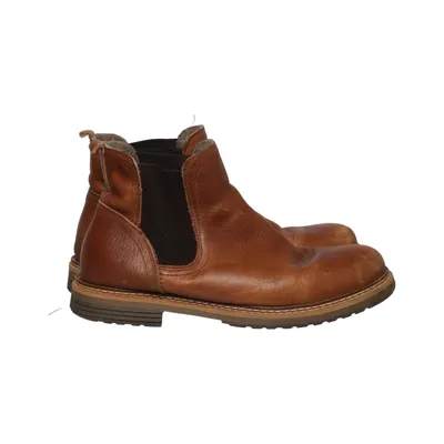 Chelsea boots (Brun) Akryl, Skinn, Polyester