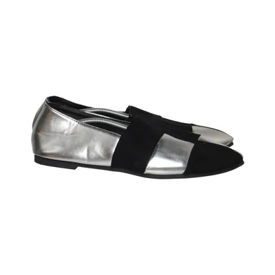 Ballerinas (Silber, Schwarz) von Fashion