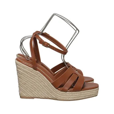 Chaussure compensées (Marron) de Glamorous Faux cuir