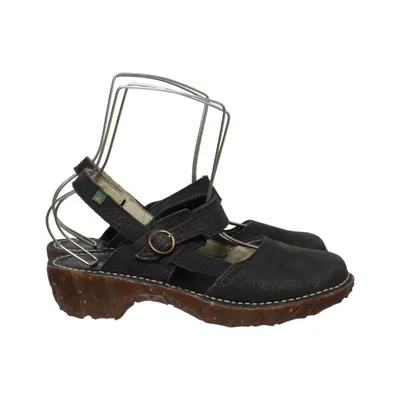 Sandalen (Zwart) van El Naturalista Leer