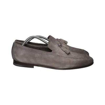 Mocassins (Gris) de Santoni Cuir