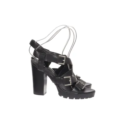 High heel sandals (Black) from Sacha Essentials Leather
