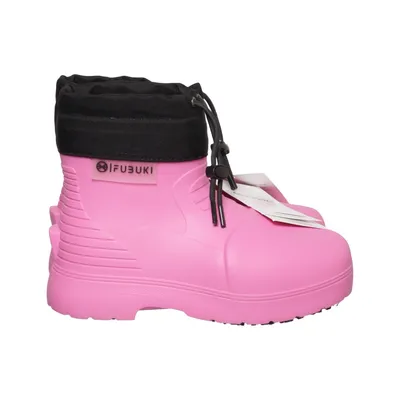 Låga gummistövlar (Rosa, Svart) från Fubuki Akryl, Polyester, Ull