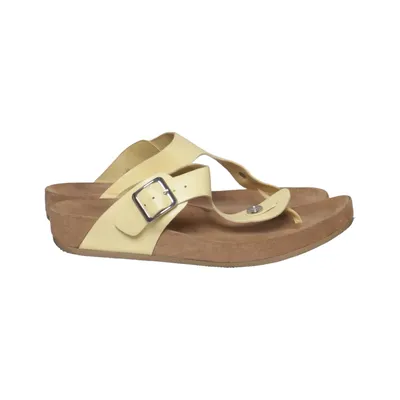 Teenslippers (Geel, Bruin) van Graceland Leer