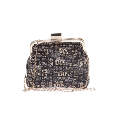 Shoulder-bag (Black, Gold) from Ivana Helsinki Cotton