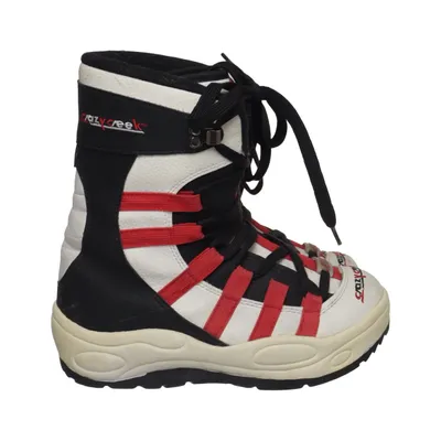 Snowboardboots (Weiß, Schwarz, Rot) von Crazy Creek