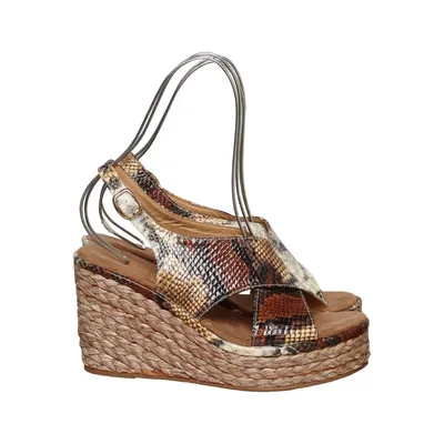 Chaussure compensées (Marron, Multicolore) de Alma en Pena