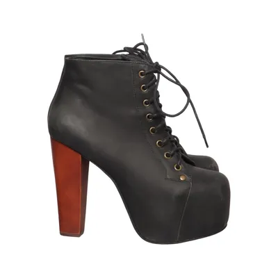 Snørestøvler (Sort) fra Jeffrey Campbell Læder