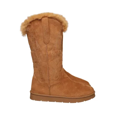 Bottes (Marron) de Claudia Ghizzani Suédine