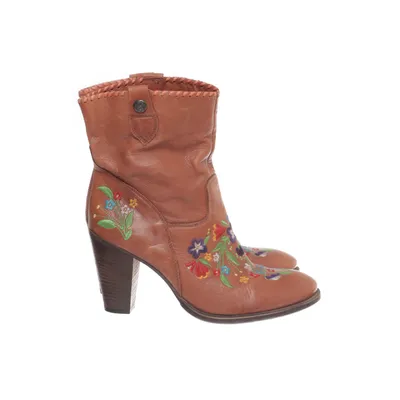 Heeled boots (Brown, Multicolored) from Oxmox Leather