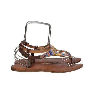Sandales (Marron, Multicolore) de Les Tropeziennes Cuir