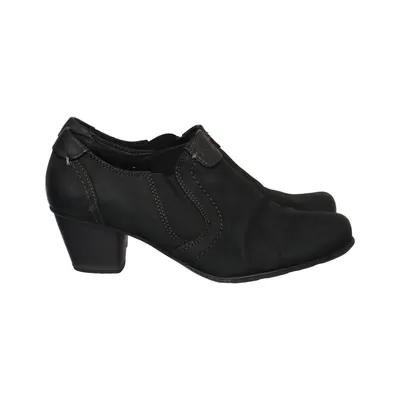 Bottes à talons (Noir) de Jana Fashion Cuir