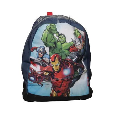 Rygsæk (Blå, Sort, Rød) fra Marvel Avengers