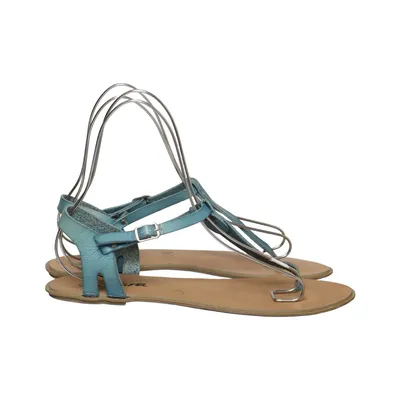 Sandalen (Blauw) van Natura Leer