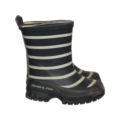 Rubber boots (Black, White) from Polarn O. Pyret