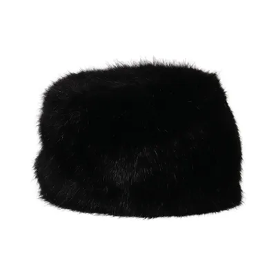 Hat (Black) from Barts Fur Deluxe Acrylic, Polyester