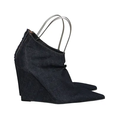Sleehakken (Blauw) van Ovyé Leer
