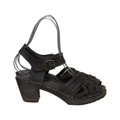 Clogs (Black) from Moheda Leather