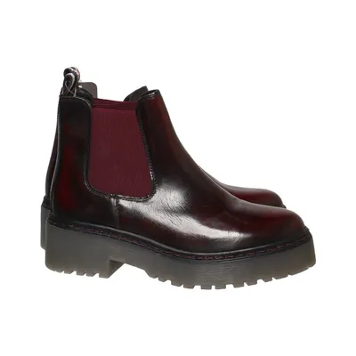 Bottines Chelsea (Rouge, Gris) de Oxmox