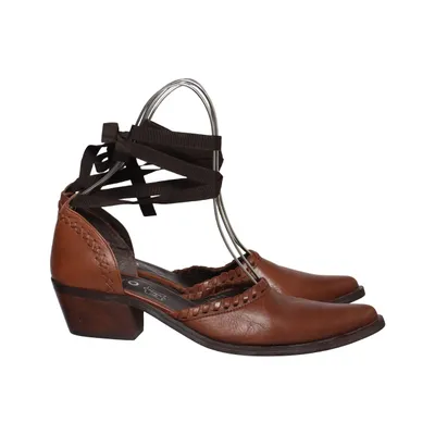 Ballet flats (Brown) from Texto Leather