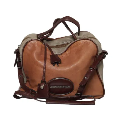 Shoulder-bag (Brown, Gray, Multicolored) from Adolfo Dominguez