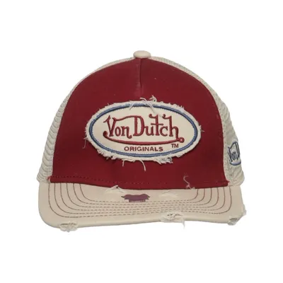 Trucker cap (Red, Beige) from Von Dutch Polyester