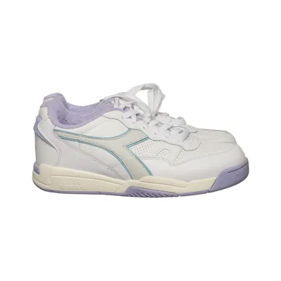 Sneakers (White, Purple) from Diadora Leather