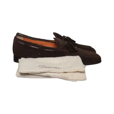 Loafers (Brown) from Santoni Leather