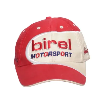 Baseballkeps (Röd, Vit) från Birel Bomull