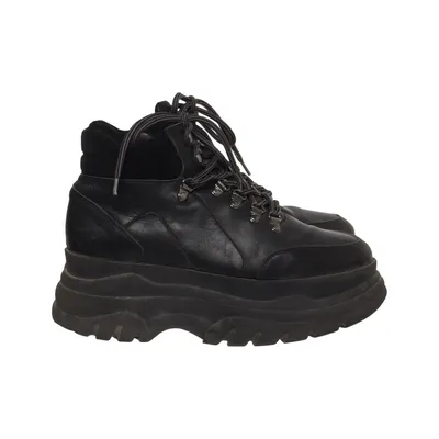 Bottes à lacets (Noir) de Poelman