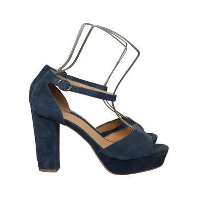 Sandales à talons hauts (Bleu) de Hallhuber