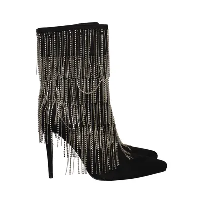 Heeled boots (Black, Silver) from Stephan