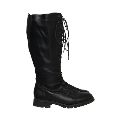 Laced boots (Black) from Yours Leather
