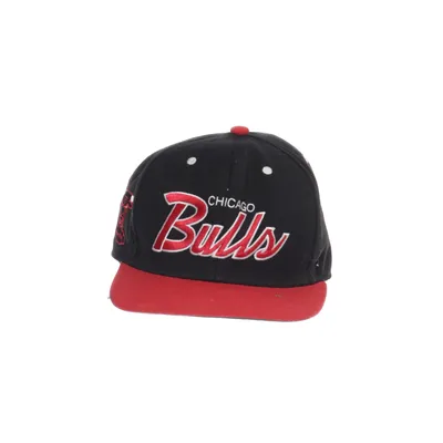 Cap (Black, Red) from Mitchell & Ness Wool