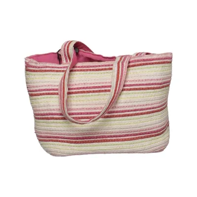 Strandtas (Roze, Meerkleurig) van H&M Katoen, Polyester